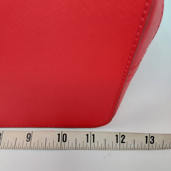 NEW Michael Kors Red Orange Large Tote Purse - Picture 8 of 11